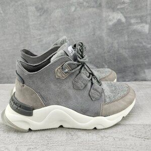 Sorel Women Size 8 (EU39) Kinetic RNEGD Caribou Waterproof Boot Quarry Sea Salt